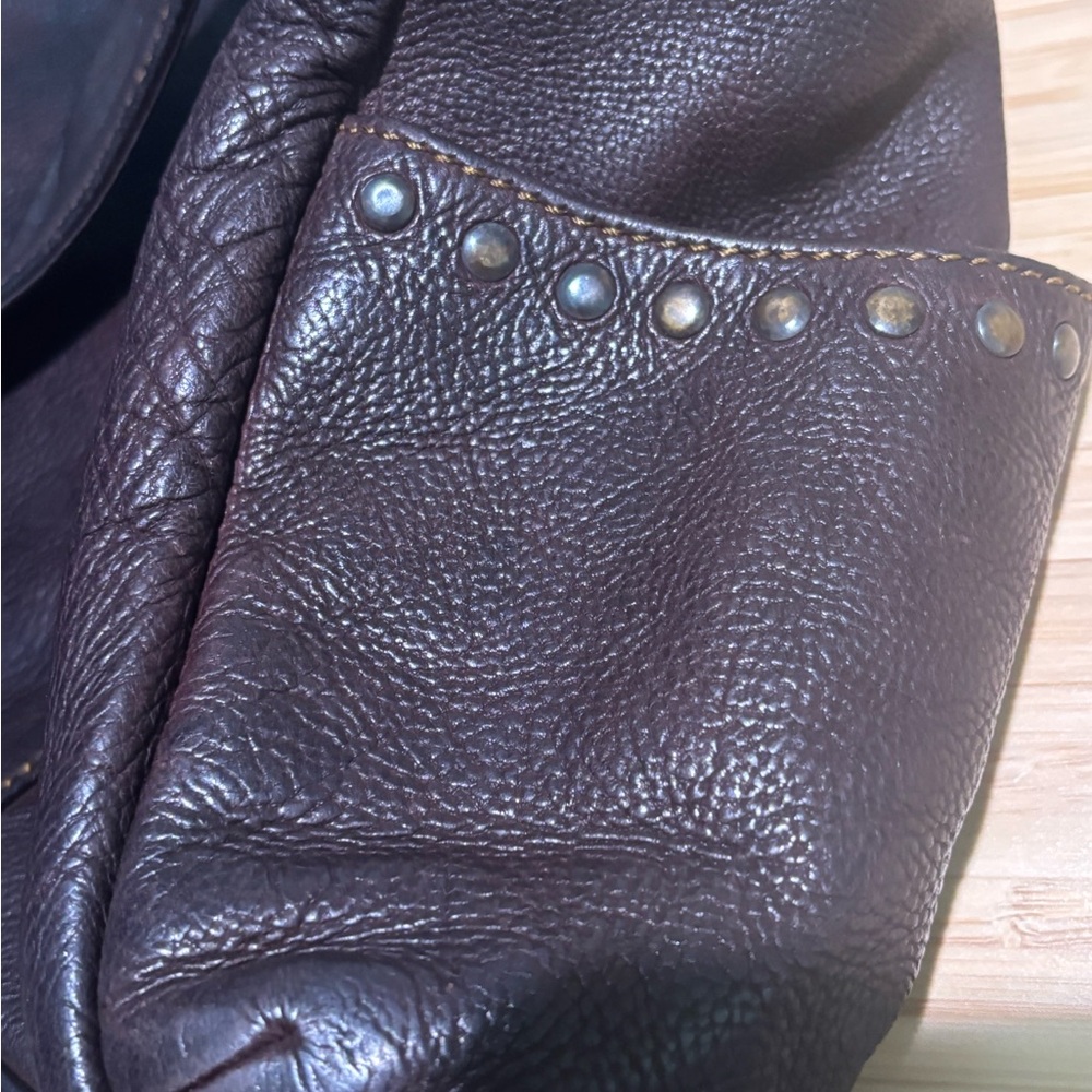 J. Jill Dark Brown Leather Shoulder Bag - Picture 3 of 9